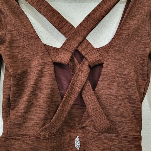 Women's FP Movement Relieve Cross Back Free‎ People Long Sleeve Jumpsuit - Picture 13 of 15